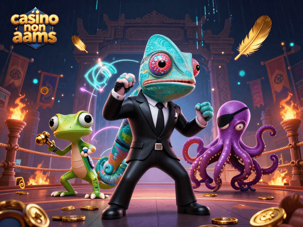 Gioca in un mondo avvincente con i casinò non AAMS tra un camaleonte, un gecko e un polpo.