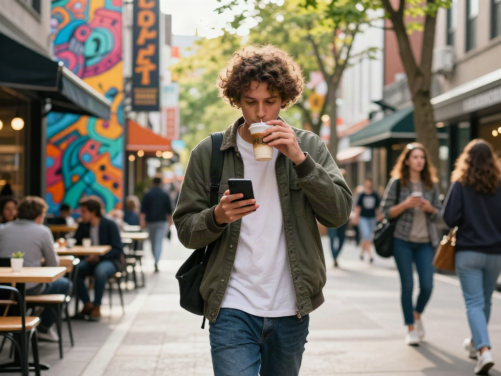 Individual in trendy streetwear enjoying the urban lifestyle while engaging with peh888 community.