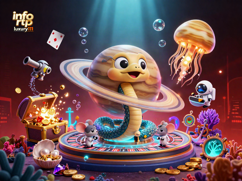 Place bets with info rtp luxury111 in this vibrant, immersive casino illustration.