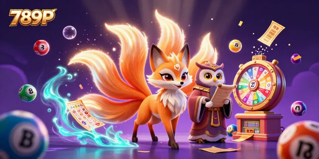 Experience thrilling games at 789P with colorful lottery elements and magical characters.