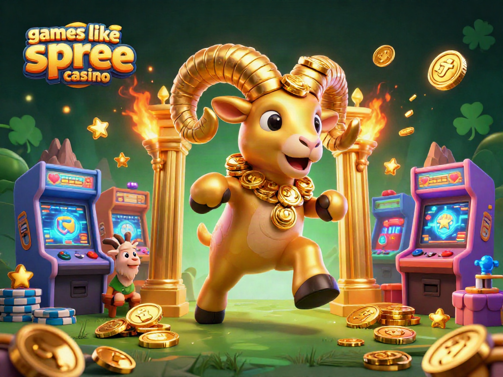 Engage with games like spree casino through exciting 3D illustrations featuring casino themes and vibrant graphics.