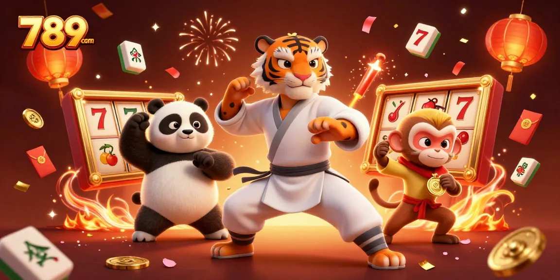 Experience thrilling wins at 789 com with our vibrant casino scene showcasing epic slots and festive elements.