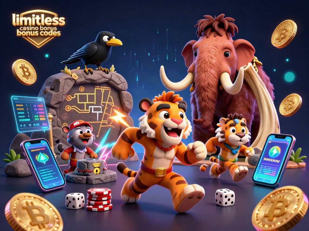 Experience limitless casino bonus codes while enjoying thrilling gameplay with vibrant characters and symbols.