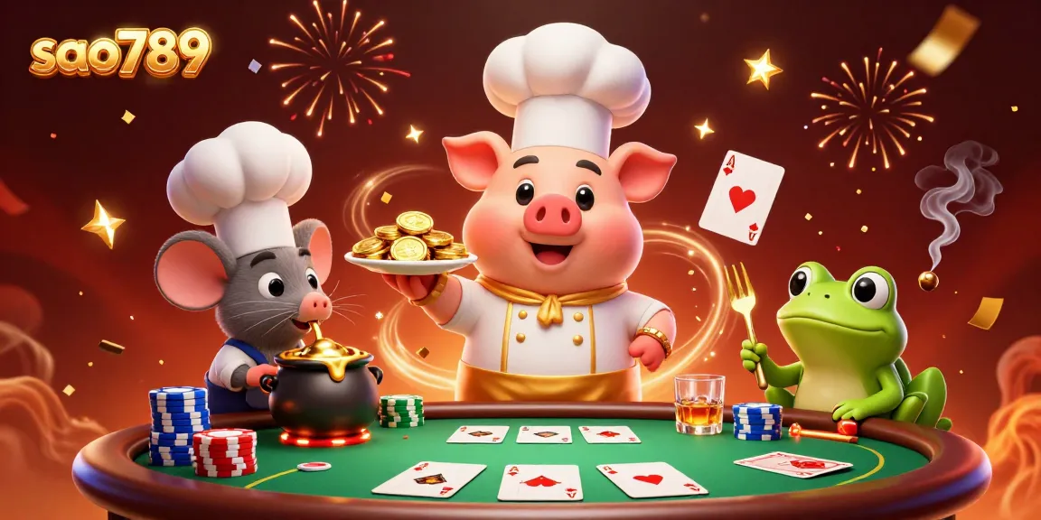 Experience vibrant gameplay and winnings at sao789 with dynamic casino characters and gold coins.
