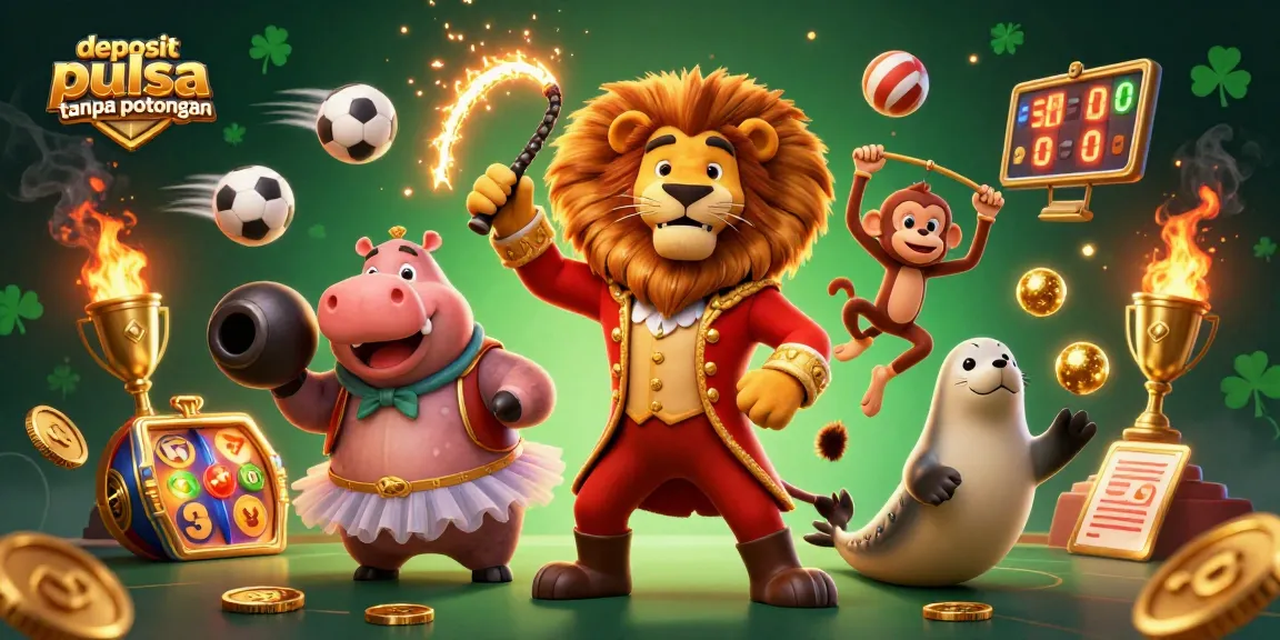 Experience thrilling gameplay with deposit pulsa tanpa potongan at AGENBET38, featuring vibrant 3D casino characters.