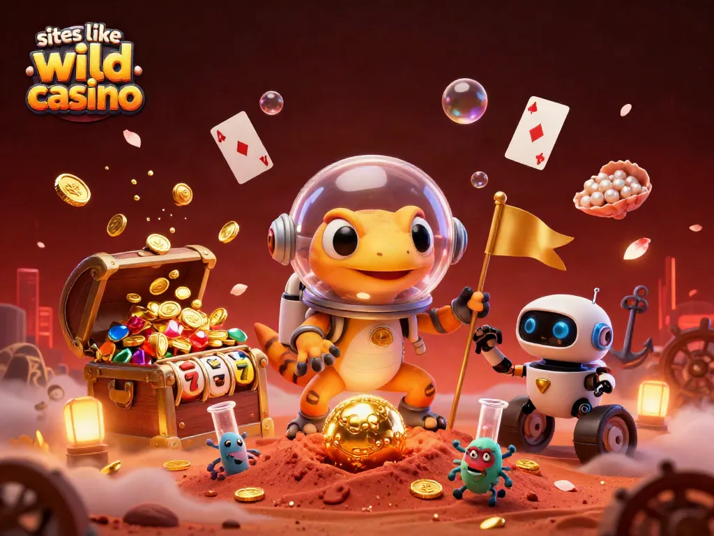 Experience thrilling gameplay at sites like wild casino with shiny slot reels and space-themed excitement.