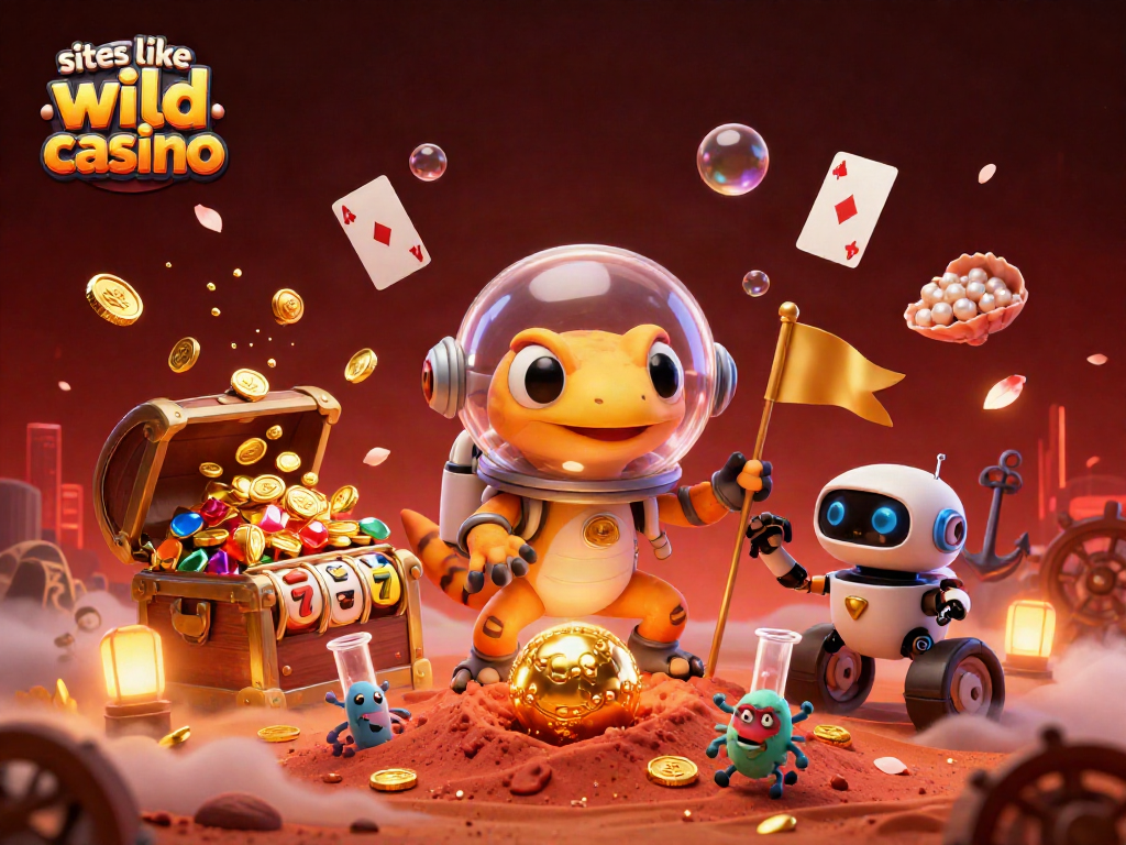 Experience thrilling gameplay at sites like wild casino with shiny slot reels and space-themed excitement.