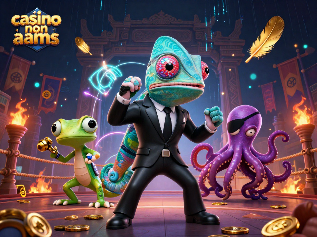 Gioca in un mondo avvincente con i casinò non AAMS tra un camaleonte, un gecko e un polpo.