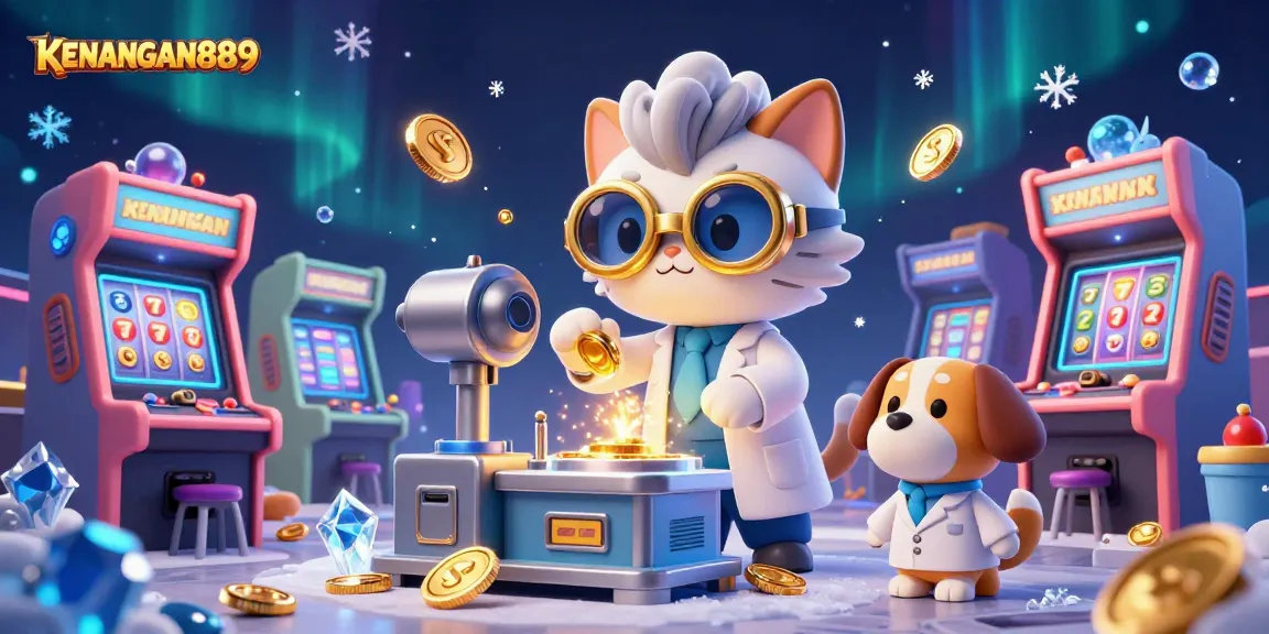 Play with KENANGAN889 at an exciting 3D casino illustrated scene full of winning elements!