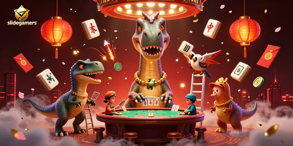 Engage with slidegamers in an exhilarating 3D casino adventure featuring dynamic characters and vibrant game elements.