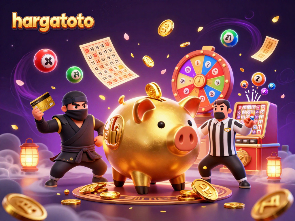 Engage with thrilling games on hargatoto, featuring golden slots, lottery action, and vibrant visuals.