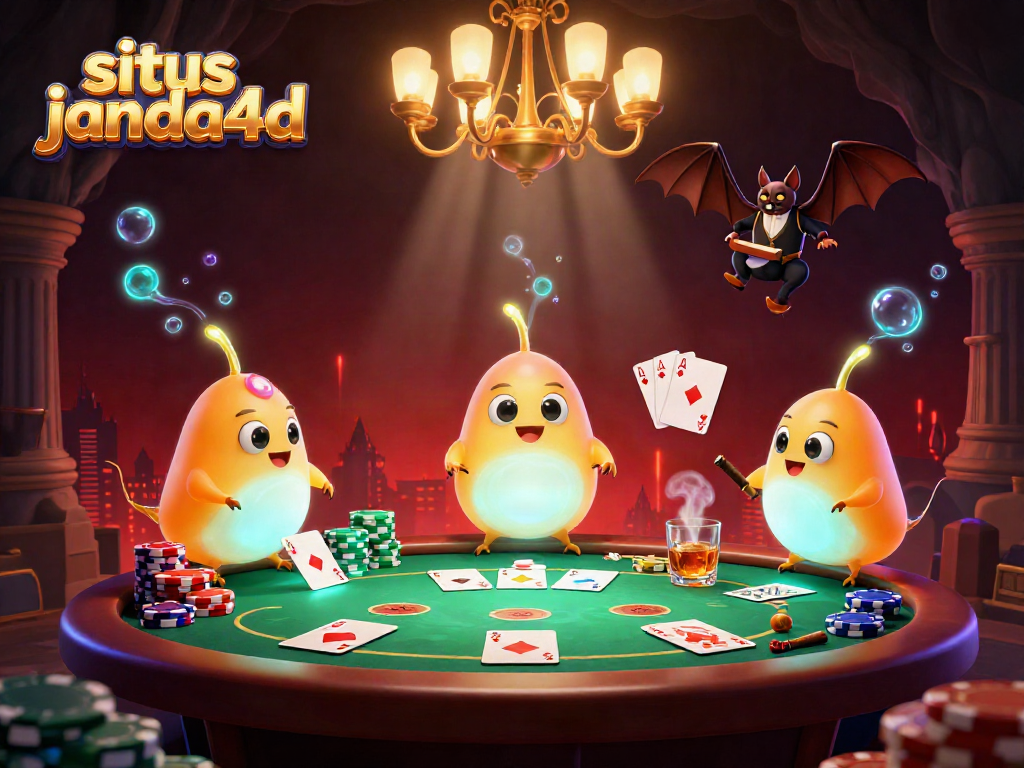 Menghadirkan situs janda4d dengan ilustrasi kasinonya yang fantastis oleh makhluk bercahaya di gua.