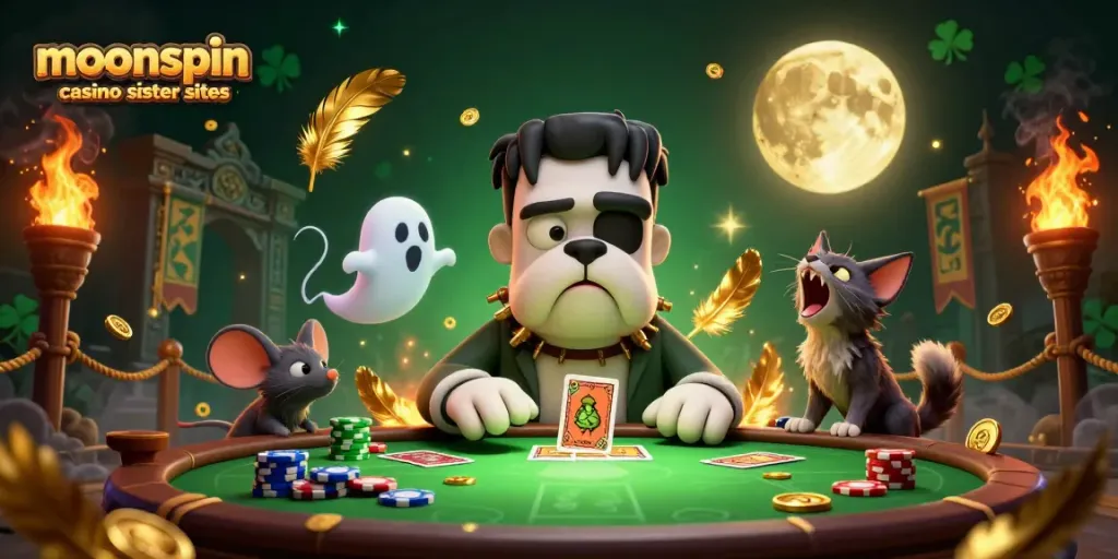 Play casino-style games with excitement at moonspin casino sister sites, experiencing thrilling wins and fun.