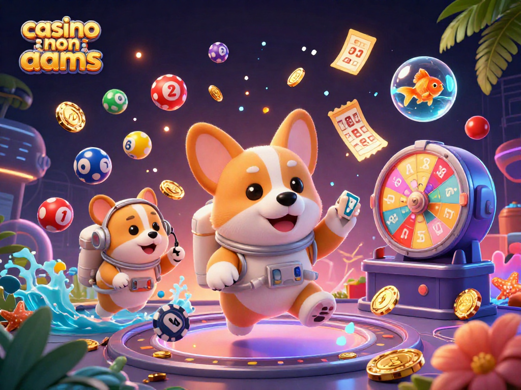 Gioca e vinci nel casino non aams con l'astronauta corgi e il suo team spaziale.