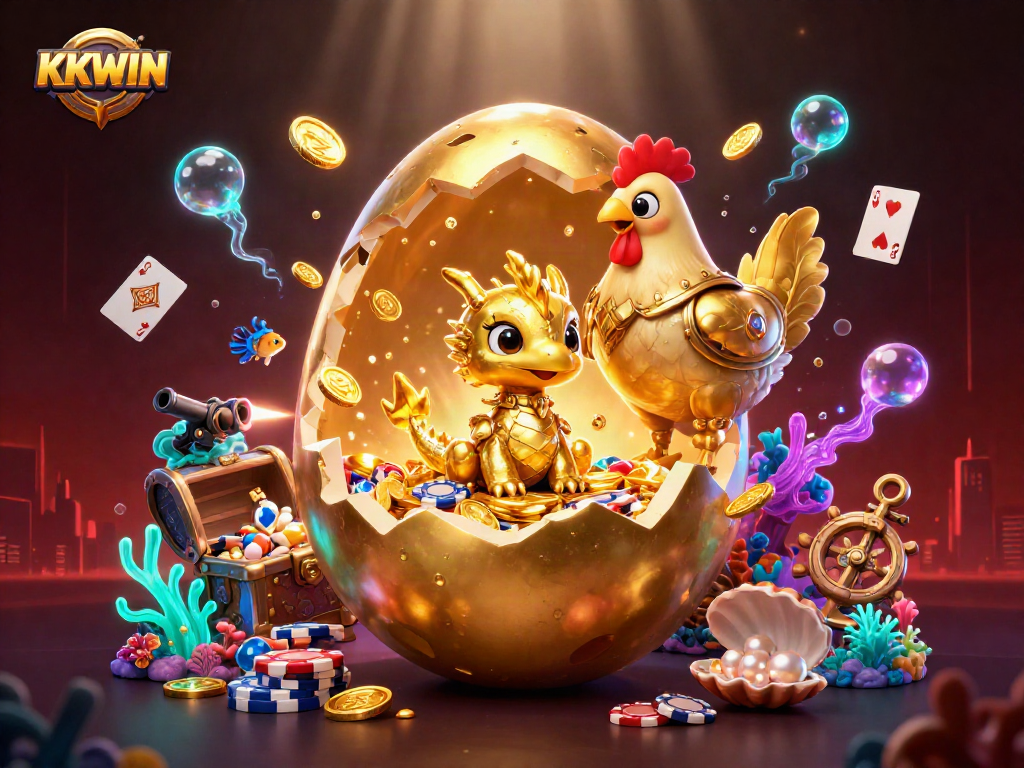 Play thrilling games on KKWIN's immersive platform with engaging casino experiences and eye-catching animations.