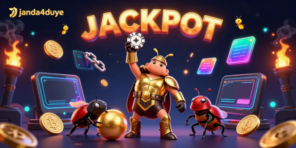 Raih kemenangan di janda4duye saat pesta jackpot dengan karakter seru dan kemewahan kasino.