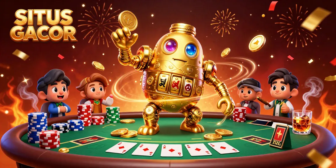 Spin the reels on SITUS GACOR with vibrant casino elements and winning energy.