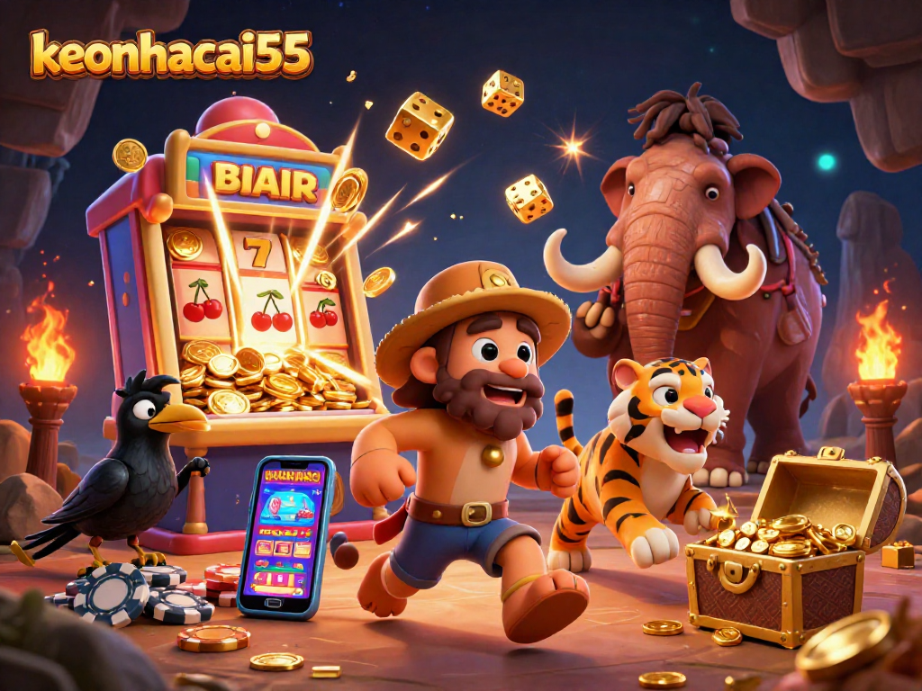 Engage in thrilling wins at keonhacai55 with a dynamic prehistoric casino adventure.