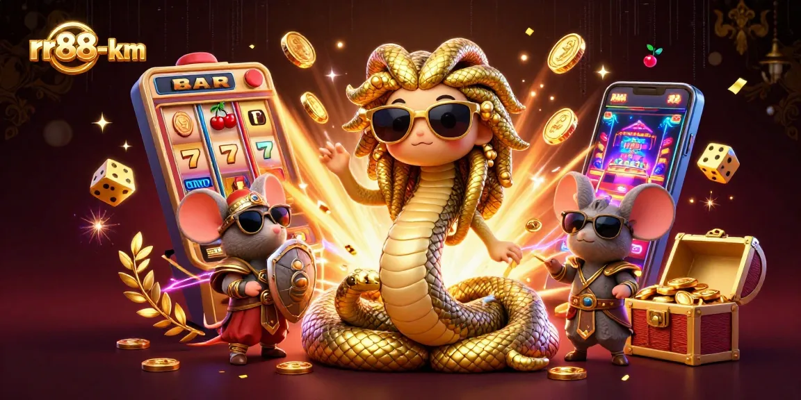 Engage with enchanting gaming thrills at rr88-km casino featuring vibrant Medusa and warrior mouse.