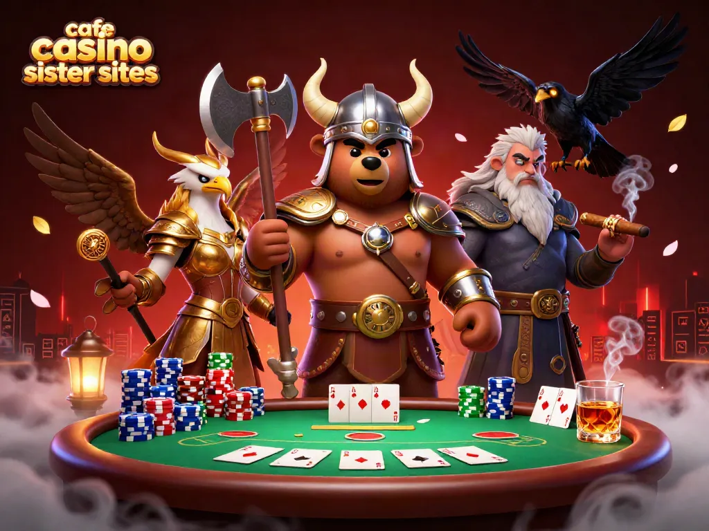Engage with the vibrant atmosphere of cafe casino sister sites featuring dynamic card elements.