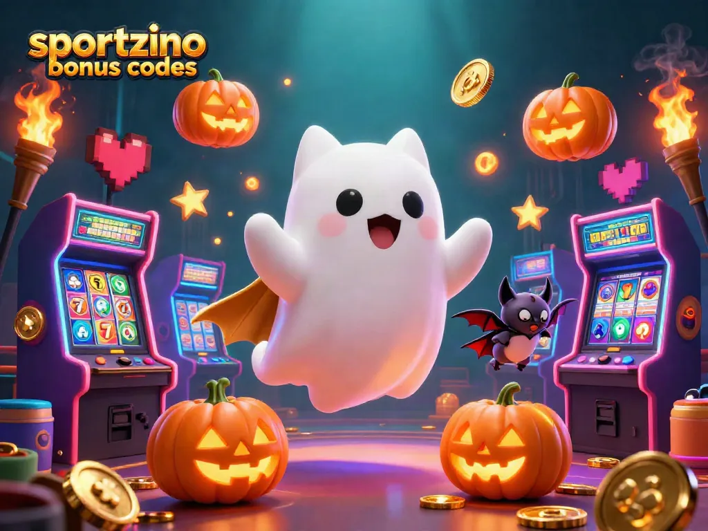 Experience thrilling action with sportzino bonus codes amidst vibrant casino games and characters.