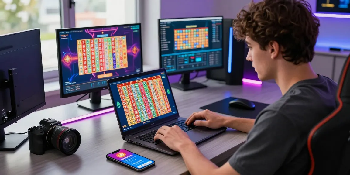 Pengguna aktif di bandar togel terpercaya, memilih angka keberuntungan dengan perangkat modern.