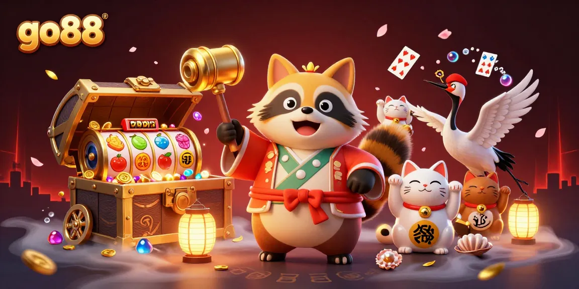 Engage with go88 by experiencing the vibrant world of winning slots and festive characters.