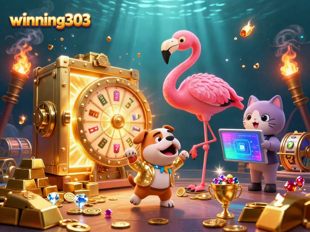 Spin the golden prize wheel at winning303 with thrilling gameplay and vibrant visuals.
