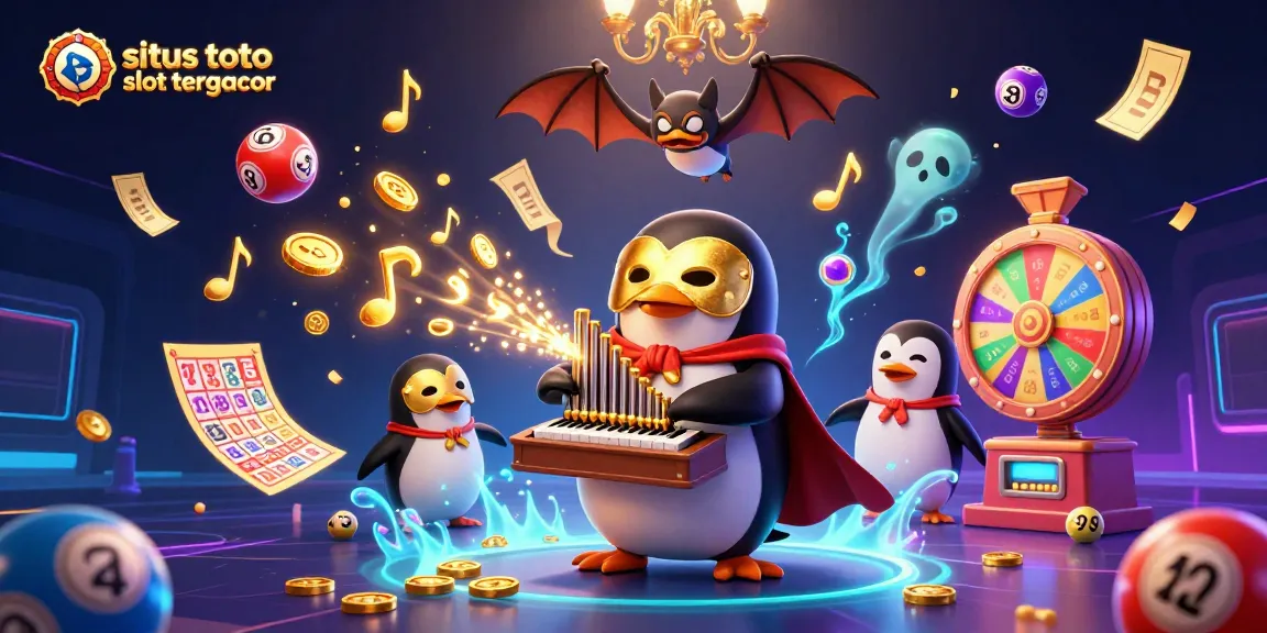 Engage with situs toto slot tergacor and win big as a phantom penguin leads the casino world with golden prizes.