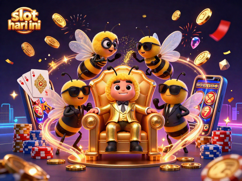 Menangkan jackpot di slot hari ini dengan karakter kasino yang menarik dan elemen permainan yang mewah.