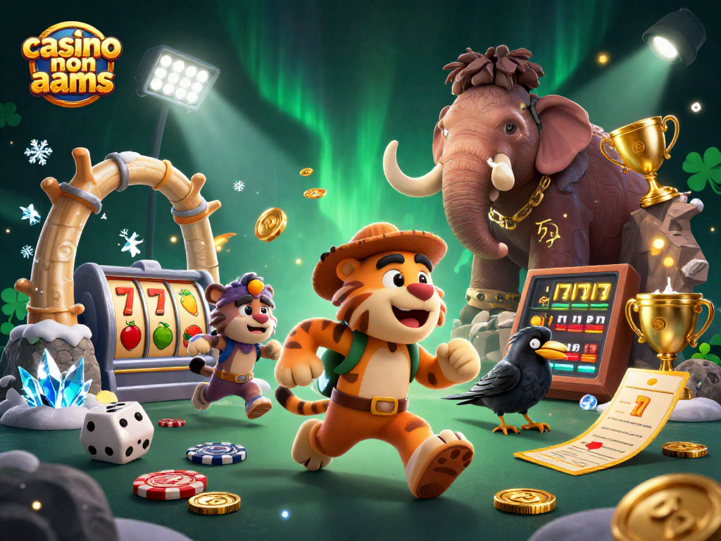 Gioca nel casino non aams con un duo di uomini preistorici e simboli fortunati.