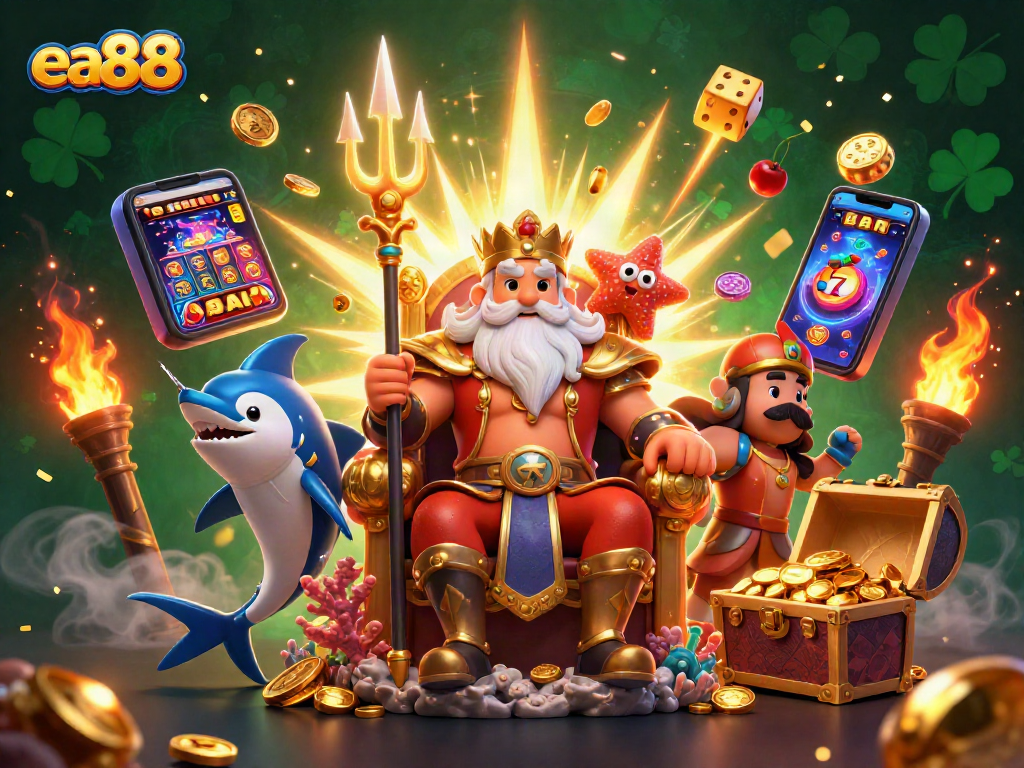 Experience the thrill of ea88 with jackpot wins and vibrant casino action in a captivating illustration.