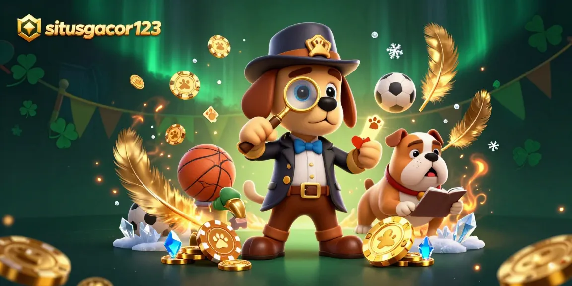 Engage with situsgacor123's thrilling sports betting scene featuring a detective and key gambling clues.