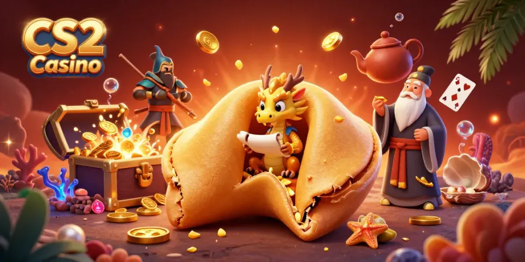 Engage in thrilling gameplay at CS2 Casino with dynamic 3D visuals and colorful treasures.