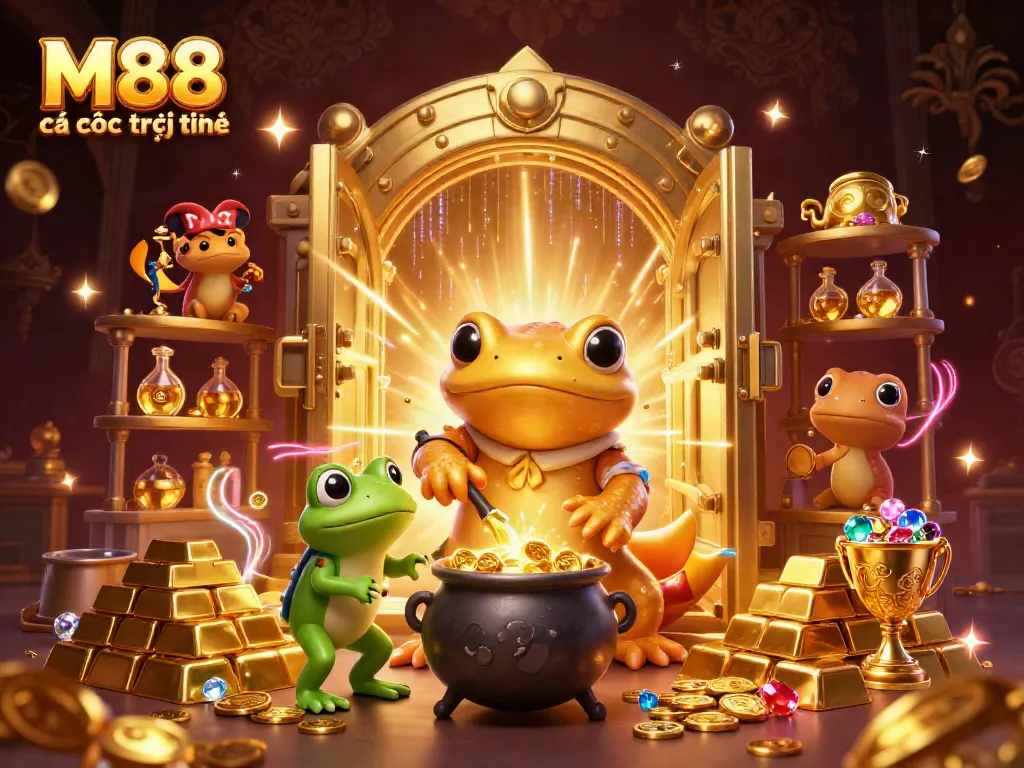 M88 cá cược trực tuyến mang đến trải nghiệm cực chất với vàng và đồ họa 3D tuyệt đẹp.