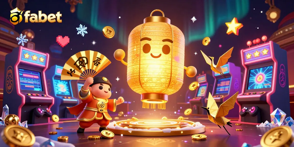 Experience the vibrant action at fabet's night market casino with a dazzling 3D illustration.