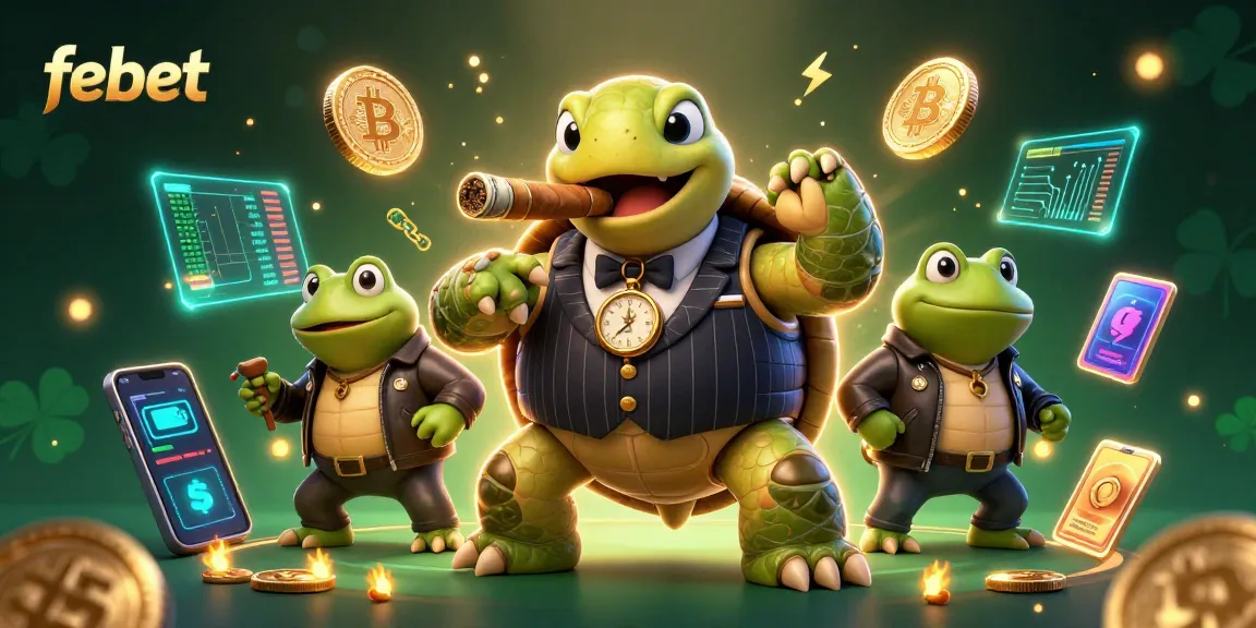 Experience the thrill with febet's unique 3D casino characters in a vibrant gaming atmosphere.