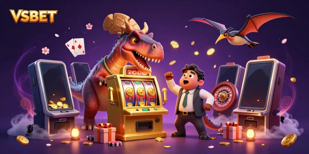 Bắn cá và trả thưởng tại VSBET với máy slot phát vàng, hình ảnh sống động từ sòng bài trực tuyến