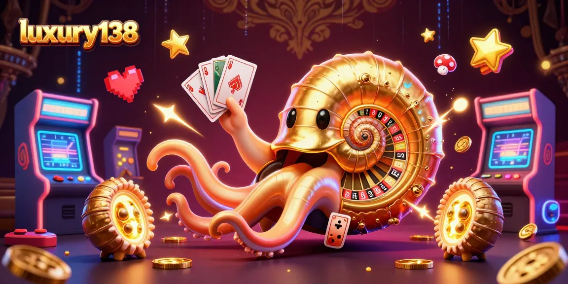 Permainan di luxury138 menampilkan nautilus 3D dengan kekayaan elemen kasino dan energi game yang berkilauan.