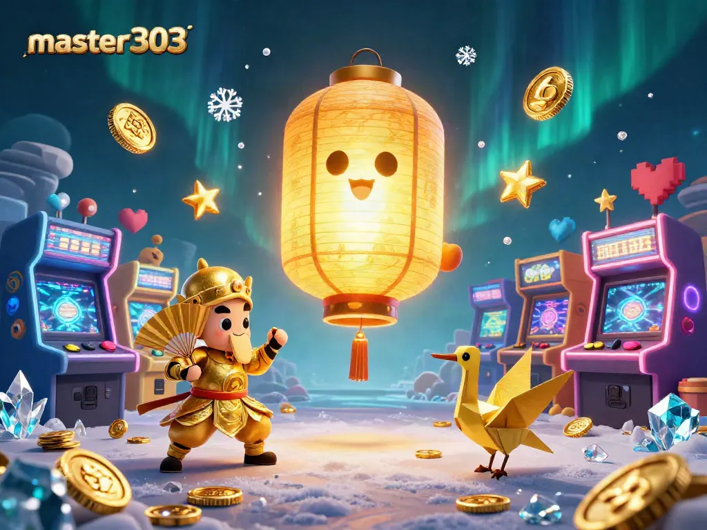 Permainan slot online master303 yang menarik dengan karakter animasi serta elemen kasino 3D yang kaya.