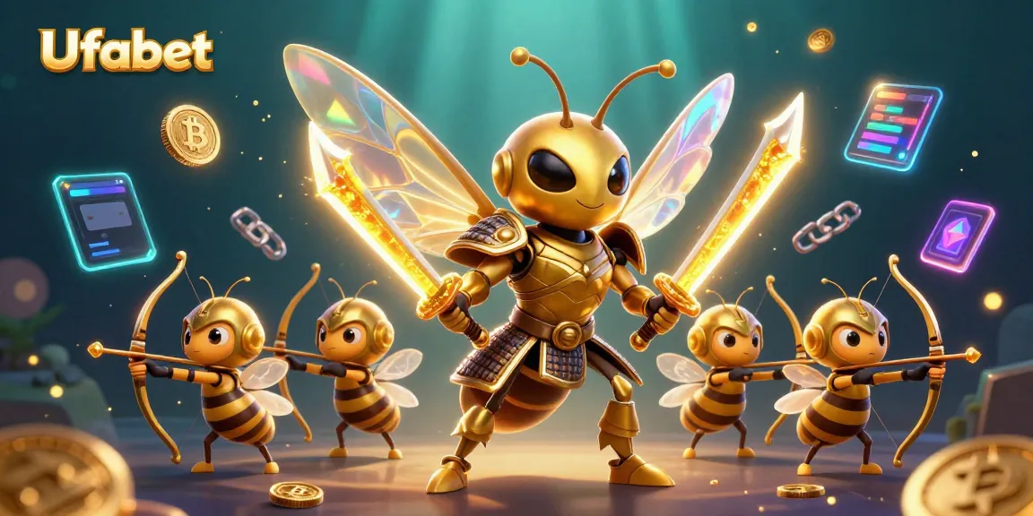 Play exciting games on Ufabet with a vibrant scene showcasing action and energy in a mystical casino setting.
