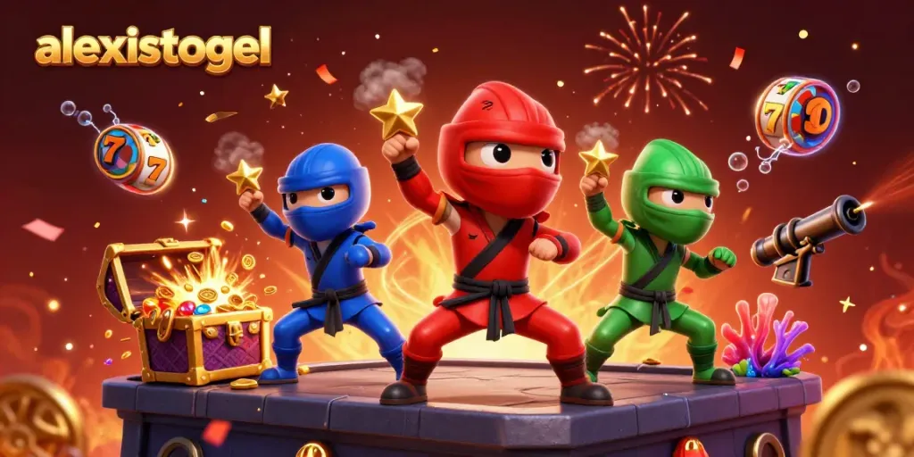 Menangkan jackpot di alexistogel dengan karakter ninja chameleon yang melakukan aksi sinergis di dunia slot.