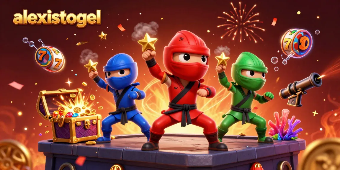 Menangkan jackpot di alexistogel dengan karakter ninja chameleon yang melakukan aksi sinergis di dunia slot.