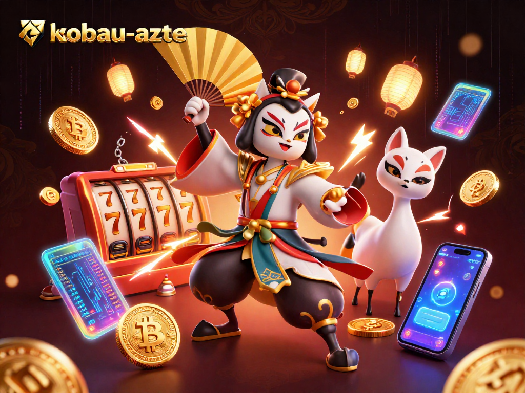 Experience thrilling gameplay in khobau-aztec with vibrant slot reels and dynamic characters