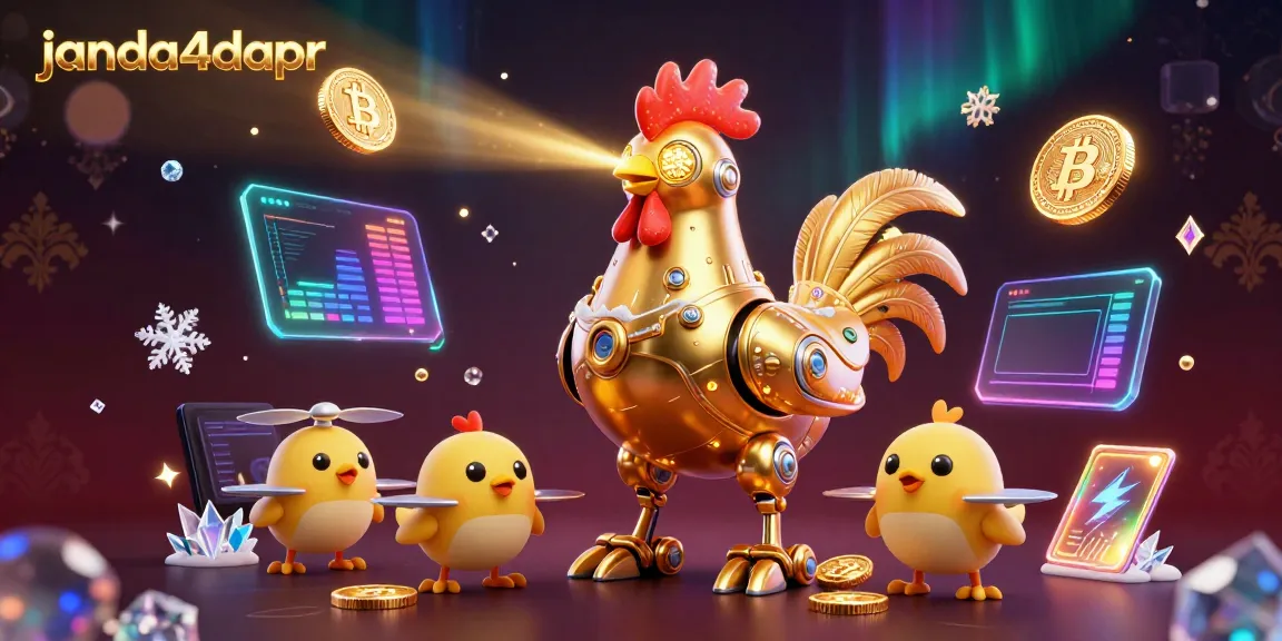 Menyaksikan aksi menghibur dari janda4dapr dengan robot ayam emas dan drone anak ayam.