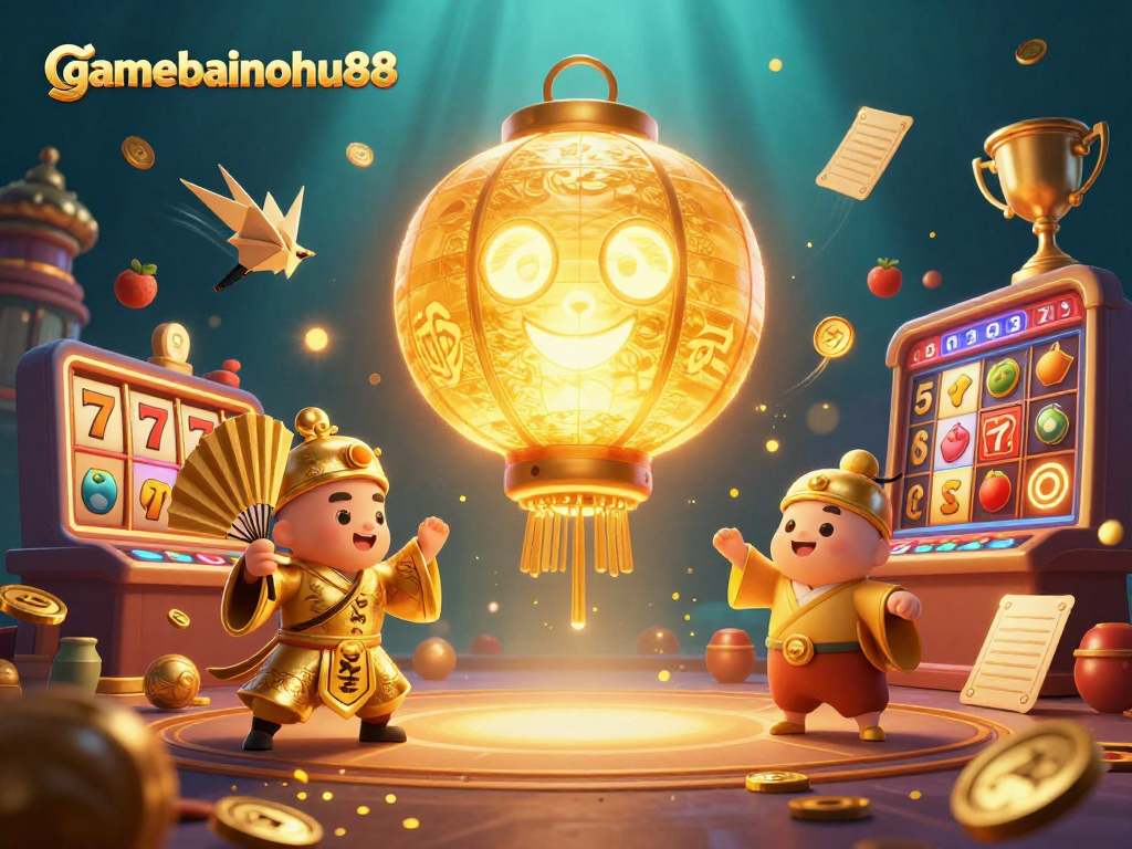 Experience exhilarating gameplay in gamebainohu88's vibrant casino atmosphere with dynamic slot elements.