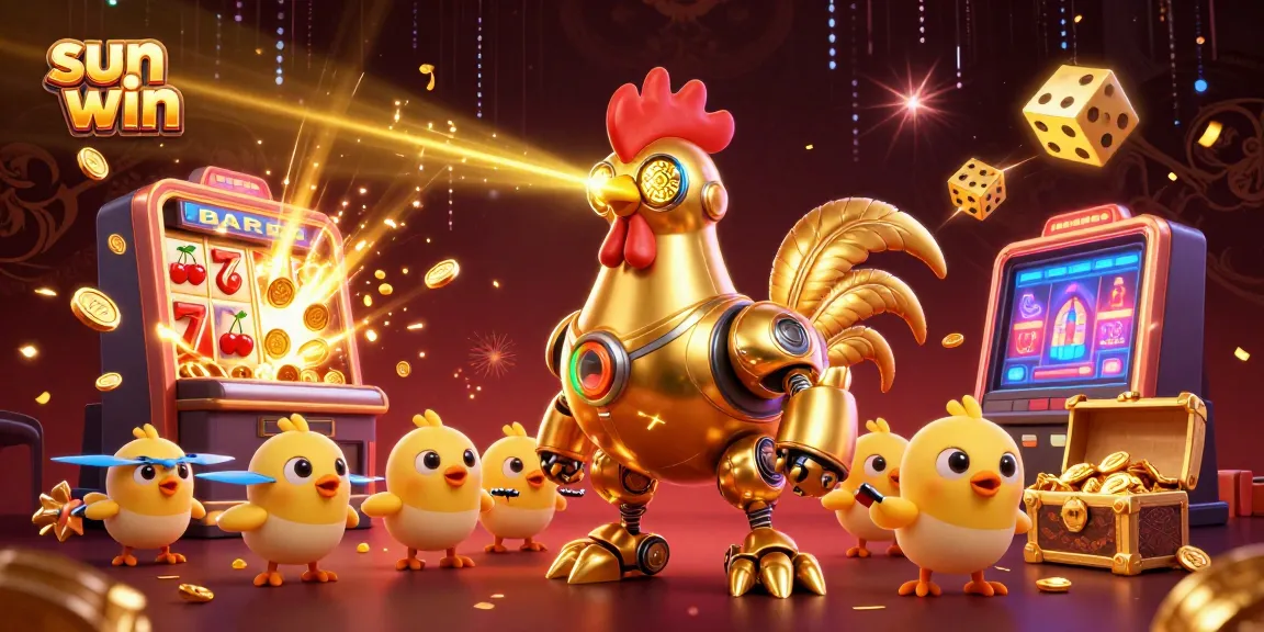 Engage with stunning slot games at Sun Win, featuring retro-futuristic elements and jackpot excitement.