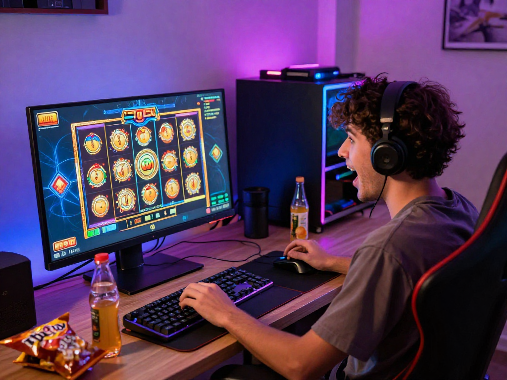 Pengalaman bermain slot7000 yang seru di meja gaming modern.