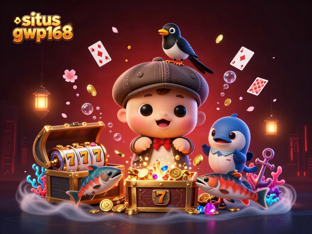 Situs gwp168 menawarkan pengalaman bermain slot menarik dengan karakter imut dan harta karun yang melimpah.