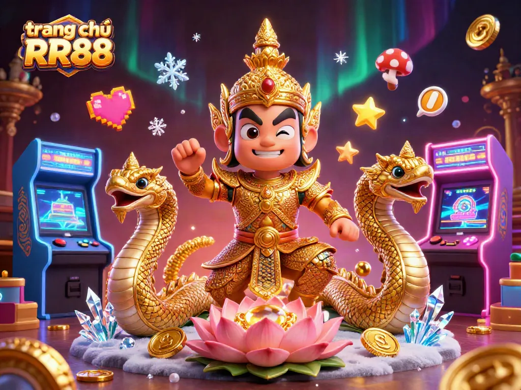 Experience the vibrant energy of trang chủ RR88 with an engaging digital casino scene.